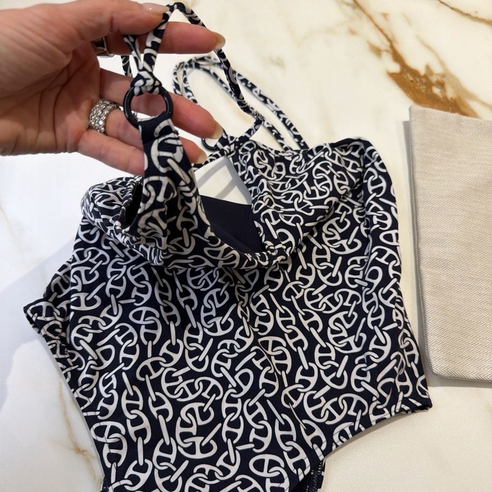 Hermes Swim One Piece in blue and White - Picture 11 of 11